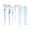 En Stock de Fábrica Set de 12 Brochas de Maquillaje Degradadas, Brocha para Rubor, Brocha para Polvos Sueltos, Brocha para Sombras de Ojos, Set Completo de Herramientas de Belleza al por Mayor