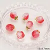 Fruta Durazno Colgante de Vidrio Hecho a Mano DIY Accesorios Colgante para Collar Aretes Pulsera Accesorios Semiterminados Venta al por Mayor