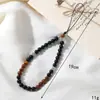 Cadena para teléfono de perlas estilo Chanel Colgante de flor pequeña Cordón para teléfono Funda para teléfono Accesorio con cuentas Cadena anticaídas para mujer