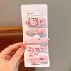 Pinza para el pelo de Hello Kitty para niña (2024), nueva pinza para el pelo con flequillo delantero para niña, accesorio para la cabeza para mujer
