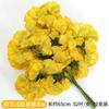 Hoja de ginkgo artificial, rama falsa, decoración, hoja de árbol amarilla, flor de plástico, planta de flores falsas, planta verde, ingeniería de interiores, paisajismo.