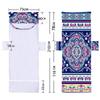 Suministros del Fabricante Funda para Silla de Playa Estilo Retro Bolsa para Toalla Impresión Digital Serie Geométrica Funda para Sillón Bolsa para Toalla de Playa