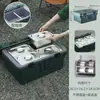 Caja Refrigeradora Aislada para Puestos, Refrigerador de Coche de Gran Capacidad, Caja para Mantener Fresco en Camping al Aire Libre, Caja para Pesca en el Mar, Caja Especial Compartimentada para Uso de Vendedores