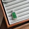 Estilo chino tradicional, alta calidad, verde imperial, colgante de ágata verde natural de alta transparencia, diseño unisex, accesorio versátil