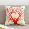 Cojines decorativos estampados personalizados, Cojines para sofá con logo, Fundas de lino nórdicas para regalo, Venta al por mayor del fabricante, Personalización de patrón floral