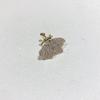 Tom de Agitar Mesmo Estilo Micro-incrustado Zircônia Borboleta Xiaofei Pianpian Clipe de Orelha Osso Feminino Simples Acessórios de Orelha com Furos