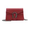 Bolso Retro Dionist para Mujer 2025 Nueva Moda Trendy Un Solo Hombro Cruzado Bolso Pequeño Cadena Bolso Pequeño Cuadrado Rojo Bolso de Boda