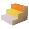 Escadas para pets com degraus resistentes ao desgaste e antiderrapantes para proteger as articulações, adequadas para cães pequenos e gatos subirem em camas, banquinho de três níveis para sofá, escada de escalada para cães idosos