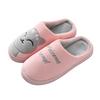 Entrega Directa de Fábrica Zapatillas de Algodón Invierno Pareja Dibujos Animados Zapatillas de Felpa para Interior del Hogar Zapatillas de Algodón Cálidas Diseño Lindo de Dibujos Animados