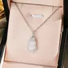 Collar de acero de titanio con cadena para clavícula femenina, imitación de calcedonia de hielo alta natural, Buda, accesorios de regalo de cumpleaños avanzados, venta al por mayor en vivo