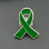 Em estoque, broche de fita multicolorido, distintivo de caridade, artesanato em esmalte de liga de zinco, promovendo a saúde da mulher