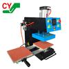 Prensa Pequeña Neumática de Logotipo de Doble Estación Máquina Caliente Máquina Perforadora Caliente Máquina de Estampado de Ropa Máquina de Transferencia Térmica Máquina de Marcado Caliente