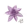 Nuevas Decoraciones Navideñas Flor de Polvo Dorado Guirnalda de Ratán Flores Puerta y Ventana Flores de Navidad Fabricante Mayorista