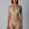 Conjunto de Sutiã de Algodão Conjunto de Sutiã e Calcinha Sexy de Algodão com Elastano Sem Bojo Sem Aro Conjunto de Roupa Íntima Respirável para Mulheres