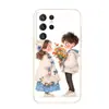 Adecuado para funda de teléfono de pareja A17 Samsung S25Ultra A16 cubierta protectora S24 floral A57 TPU suave S26PLUS