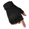 Guantes Tácticos de Paracaidista para Hombre Guantes de Medio Dedo Antideslizantes Transpirables para Exteriores Ciclismo Entrenamiento Guantes Resistentes al Desgaste Estilo para Hombre