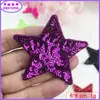 Lentejuelas de Punto Estrella Toalla Tela Bordada Pegatinas Forma de Corazón Letra Parche para Ropa Accesorios de Ropa Pegatinas DIY