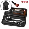 Set de Tijeras de Peluquería Tijeras para Cortar el Cabello Set de Herramientas para Cortar el Cabello Tijeras Deslizantes Tijeras Profesionales de Barbero Tijeras de Peluquería