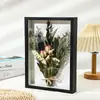 Venta al por mayor de portarretratos huecos, tridimensionales, marcos vacíos para colgar en la pared, marcos de madera para flores secas y especímenes de mariposas, marcos hechos a mano para flores preservadas, portarretratos A4