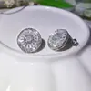 Colar de Moda Estilo Coreano Presente Joias Zircônia Microincrustada Colar Brincos Pulseira Anel Conjunto Ao Vivo