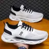 Zapatos de hombre, nueva tendencia de moda de otoño, zapatos casuales con cordones y suela blanda, zapatillas deportivas transpirables para correr, zapatos de malla para parejas