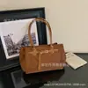 Hebilla de cinturón estilo lujo, nueva colección otoño 2026, retro y moderna, a la moda y elegante, gran capacidad, bolso de hombro y bolso tote versátil