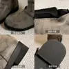Botines Vaqueros Occidentales Desgastados para Mujer, Nuevos Botines Martin Vintage de Caña Media Ancha Otoño/Invierno, Botas de Jinete con Tacón Escalonado Adelgazantes