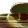 Caja de almacenamiento de medicamentos de silicona, embalaje de viaje, caja de medicamentos conveniente, caja de medicamentos de silicona de 6 rejillas, 7 rejillas, caja de almacenamiento multifuncional a prueba de polvo