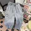 Amazon 2026 Pantalones de Mezclilla de Verano para Hombre Estilo Americano Moda Callejera Versátiles de Color Sólido En Stock Modernos