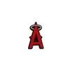[MLB] Los Ángeles dodge zapato flor de equipo zapato flor hebilla de zapato agujero zapatos decoración Hebilla de zapato de caucho suave PVC