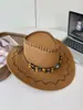 Sombrero de vaquero americano occidental vintage más vendido transfronterizo para hombres y mujeres, sombrero de protección solar para viajes al aire libre, sombrero de jazz de estilo étnico