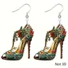 Pendientes Creativos de Acrílico, Pendientes de Acrílico Únicos y de Moda, Colgantes Más Vendidos, Pendientes de Zapatos de Tacón Alto Transfronterizos, Novedad
