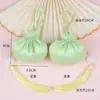 Bolsa Hanfu Tradicional de Color Liso Estilo Chino, Accesorio Colgante para el Festival de Medio Otoño, Accesorio Portátil, Bolsita Vacía, Atracción Turística, Tendencia Nacional, Bolsa de Incienso de Bendición