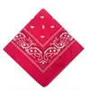 Máscara Facial Bandana Pura Algodão Estampa Paisley Lenço Quadrado Acessório de Cabeça Festa Exterior Presente Lenços Faixa de Cabelo Lenço de Bolso Toalha