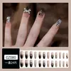 Dicas de Unhas com Pedras de Diamante Mais Vendidas no Tiktok, Arte de Unhas, Adesivos de Unhas Postiças, Unhas Longas Usáveis Feitas à Mão de Alta Qualidade Atacado