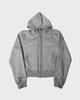 Sudadera con Perlas Personalizada de Punto para Otoño e Invierno, Estilo Transfronterizo Europeo y Americano, Cárdigan con Capucha Estilo Hip-Hop de Calle