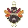 27 Acción de Gracias Calabaza con Goteo de Aceite Cosecha Coche Ardilla Pavo Zorro Colgantes Accesorios para Joyería DIY Adornos Colgantes