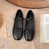 Zapatos plateados estilo Ballet Francés Boca Baja Tacón Bajo para Mujer 2025 Nuevo Verano Vestido JK Combinan con Todo Zapatos Mary Jane