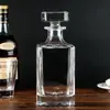 Botella de Vino de Cristal Estilo Europeo Botella de Vino de Whisky Vidrio de Whisky Tallado Vajilla para Vino Tinto del Hogar Juego de Vino