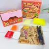 Série Sexta-Feira Maluca Massinha de Modelar Caseira Divertida Pizza Simulação de Pizza Forma de Pizza Não Grudento Brinquedo para Alívio de Estresse