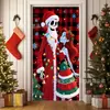 Temu Tela de Fondo Temática Navideña Más Vendida Cortina de Puerta Festiva de Venta Caliente Transfronteriza Tela Colgante Decoración del Hogar Tela de Escena
