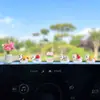 Adornos para Coche de Año Nuevo Caballo del Zodiaco Lindo y Lindo Decoraciones para Consola Central de Coche Estación de Trabajo de Computadora Interior de Coche Eléctrico