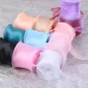 Cinta de Hilo de Cola de Pez de 6 cm Lazo Hecho a Mano Decoración DIY Cinta para Empaquetar Flores Lazo para Ramo Cinta para Pastel