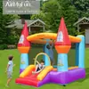 Castelo inflável AMF para crianças escorregador de tecido Oxford trampolim interno e externo para crianças piscina castelo inflável para casa parque de diversões