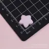 Macaron brillante 1.8cm estrella de cinco puntas accesorios de resina diy pegamento de crema funda de teléfono pinza para el pelo llavero venta al por mayor