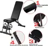 Banco de mancuernas profesional abdominales en casa ajustable multifuncional tabla de abdominales interior banco de práctica flexiones silla de fitness
