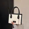 Bolso Tote Nuevo para Mujer 2025 Textura de Alta Calidad Ins Retro Versátil Elegante Gran Capacidad Bolso Cuadrado Pequeño