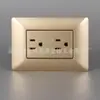 120 Caliente Nuevo Estándar Americano Estándar Americano Sur de América Buzzer Enchufe Europeo Panel de Enchufe de Interruptor Multifunción Italiano
