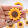 Accesorios DIY de resina de girasol y abeja grandes, medianos y pequeños, pasadores de pelo hechos a mano con pegamento cremoso, parches para la cabeza de zapatos con agujeros, Sur 2