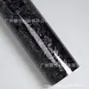 Fibra de carbono forjada negro plateado vinilo de fibra de carbono camuflaje fantasma autoadhesivo estilo DIY calcomanía para coche motocicleta